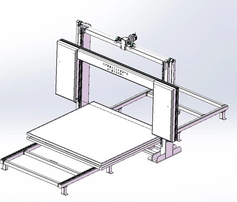 CNC κάθετος Vibrition κόπτης λεπίδων για τον εύκαμπτο αφρό 4kw 380V 50HZ αναπήδησης