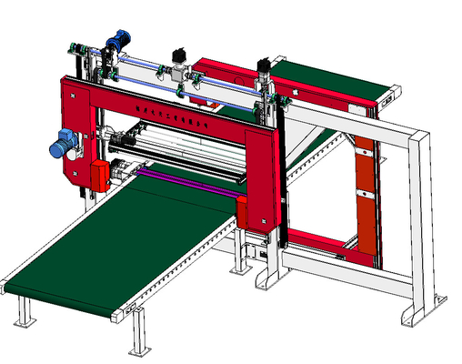 τέμνουσα μηχανή dtc-SD2012 λεπίδων 10m/Min CNC 380v 50hz διπλή