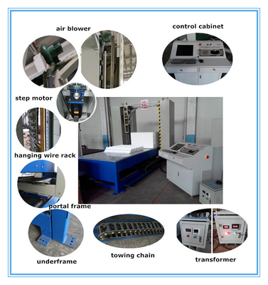 13.5kw Cnc καυτός κόπτης αφρού καλωδίων για EPS τη 2$α/τρισδιάστατη μορφή