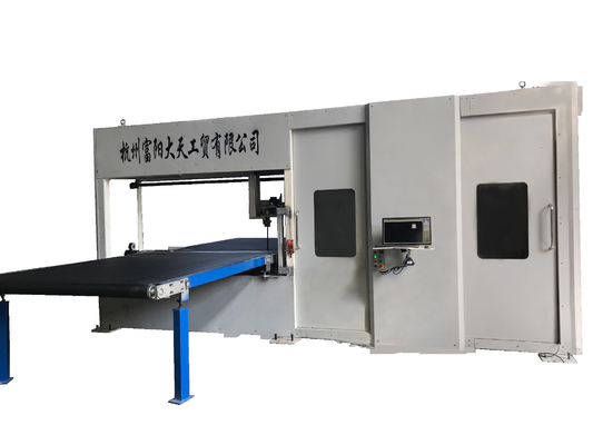 Περιστρεφόμενος άκαμπτος αφρός PU Contour Cutter DTC-R2012V 5Ring Knife Horizontal