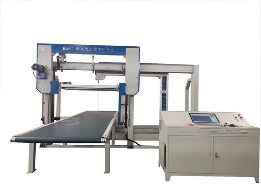 Διπλή τέμνουσα μηχανή λεπίδων 10m/Min CNC για εύκαμπτο PU