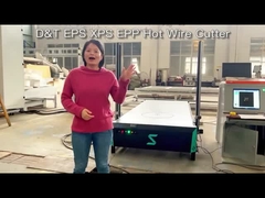 τρισδιάστατη καυτή CNC καλωδίων τέμνουσα μηχανή φραγμών αφρού για την παραγωγή πηγής φραγμών αφρού