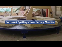 Κύκλωμα οριζόντια σφουγγαριού κοπτική μηχανή για ευέλικτη PU, τετραγωνική αφρό κοπτική μηχανή