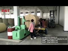 Αυτόματη οριζόντια κοπτική μηχανή κυκλικής λεπίδας για ευέλικτο PU / τετραγωνικό αφρό