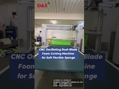 Διπλή λεπίδα 2D σχήματα ταλαντώμενη λεπίδα διαγράμματος κοπτήρα για αναπήδηση αφρού